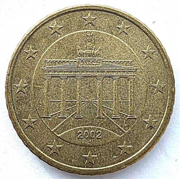 50 евроцентов - Германия, 2002 год 15245