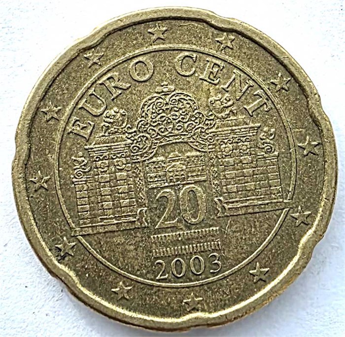 20 евроцентов - Австрия, 2003 год 15247