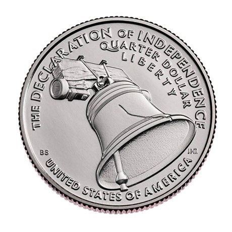 25 центов - Декларация независимости, США, 2026 год 16289