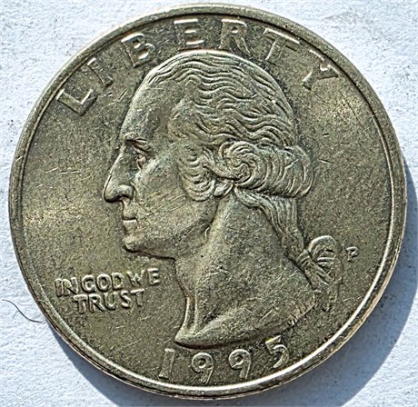 25 центов - США, 1995 год 16992