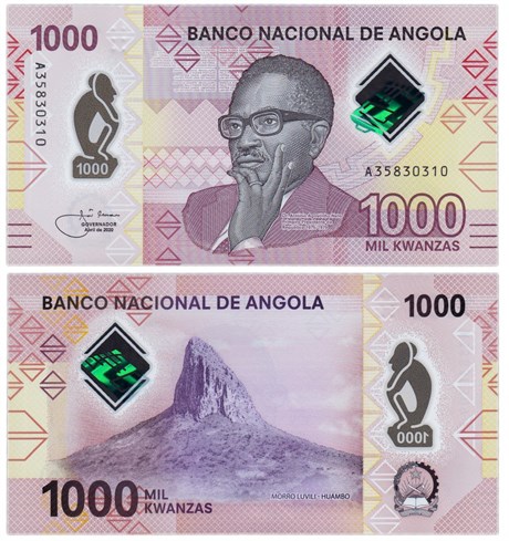 Банкнота 1000 кванза - Ангола, 2023 год, UNC 17081