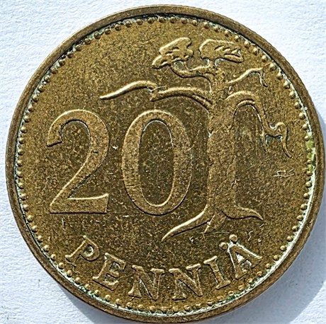 20 пенни - Финляндия, 1963 год 17481