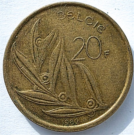 20 франков - Бельгия 17486