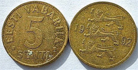 5 сантим - Эстония 17504