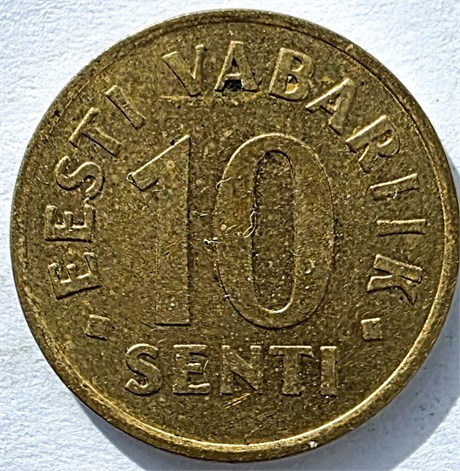 10 сенти - Эстония, 1992 год 17522