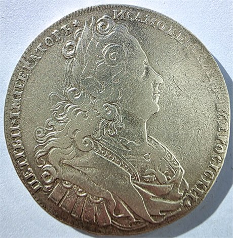 1 рубль 1727 год, оригинал 17608
