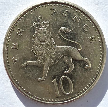 10 пенсов - Великобритания, 1992 год 17642