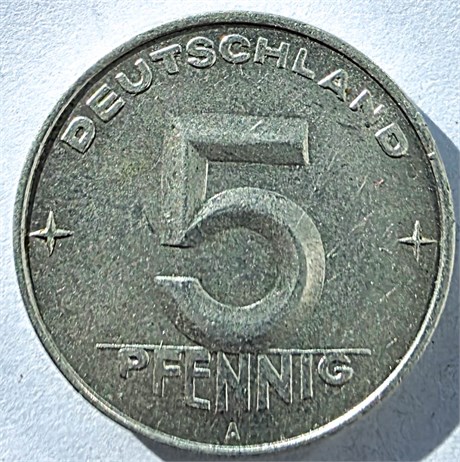 5 пфенниг - Германия, 1952 год 17660