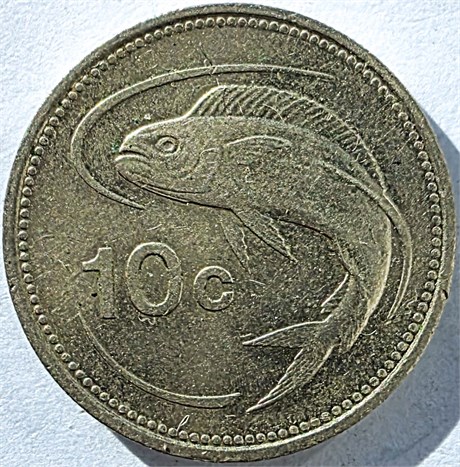 10 центов - Мальта, 1986 год 17668