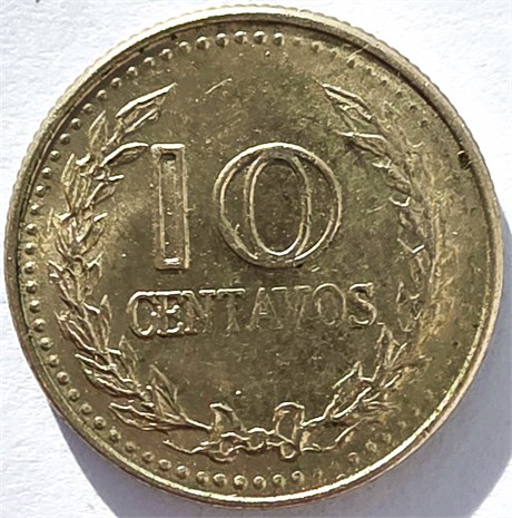 10 сентаво - Колумбия, 1978 год 17678