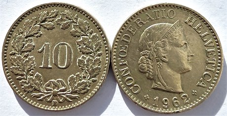 10 раппенов - Швейцария 17690