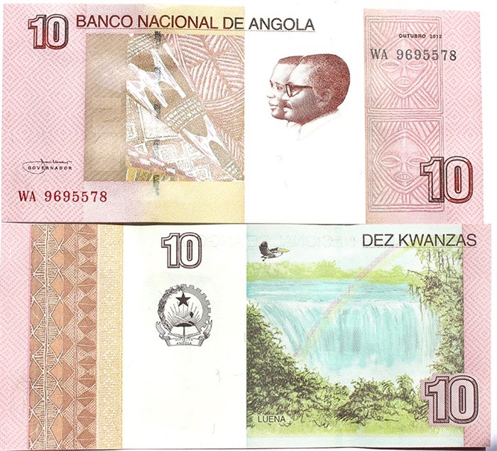 Банкнота 10 кванз - Ангола, 2012 год, UNC 10975