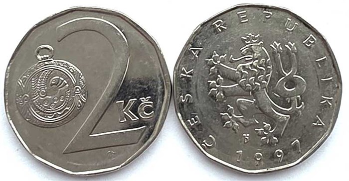 2 кроны - Чехия 13255