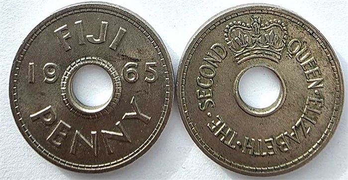 1 пенни - Фиджи, 1965 год 13897