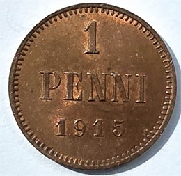 1 пенни - 1915 год, Русская Финляндия 16029