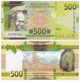 Банкнота 500 франков - Гвинея, 2017 год, UNC 17191