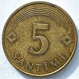5 сантим - Латвия 17495