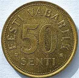 50 сантим - Эстония 17498