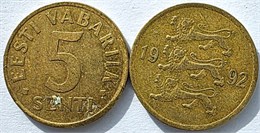 5 сантим - Эстония 17504
