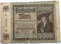 Банкнота 5000 марок - Германия, 1922 год 14317