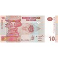 Банкнота 10 франков - Конго, 2003 год, UNC 14437