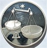 3 рубля - Знак зодиака - Весы, 2003 год, серебро 15746