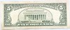 Банкнота 5 долларов США, 1995 год (оборотные) 16614