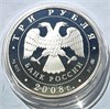 3 рубля - Дом Севастьянова, Екатеринбург, 2008 год, серебро 16721