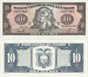 Банкнота 10 сукре - Эквадор, 1988 год, UNC 16966