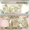 Банкнота 2 квача - Замбия, 1980-1988 год, UNC 17119