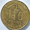 10 франков - Западно-Африканский валютный союз, 1990 год 17524