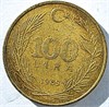 100 лир - Турция, 1989 год 17671