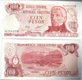 Банкнота 100 песо 1976-1978 гг - Аргентина, UNC 10938