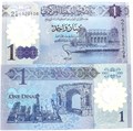 Банкнота 1 динар - Ливия, 2019 год, UNC 10958