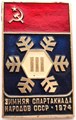 Значок - Зимняя спартакиада 1974 12938