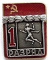 Значок - 1 разряд 13207