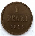 1 пенни - Русская Финляндия, 1916 год 13328