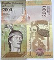 Банкнота 2000 боливар - Венесуэла, 2016 год, UNC 13693